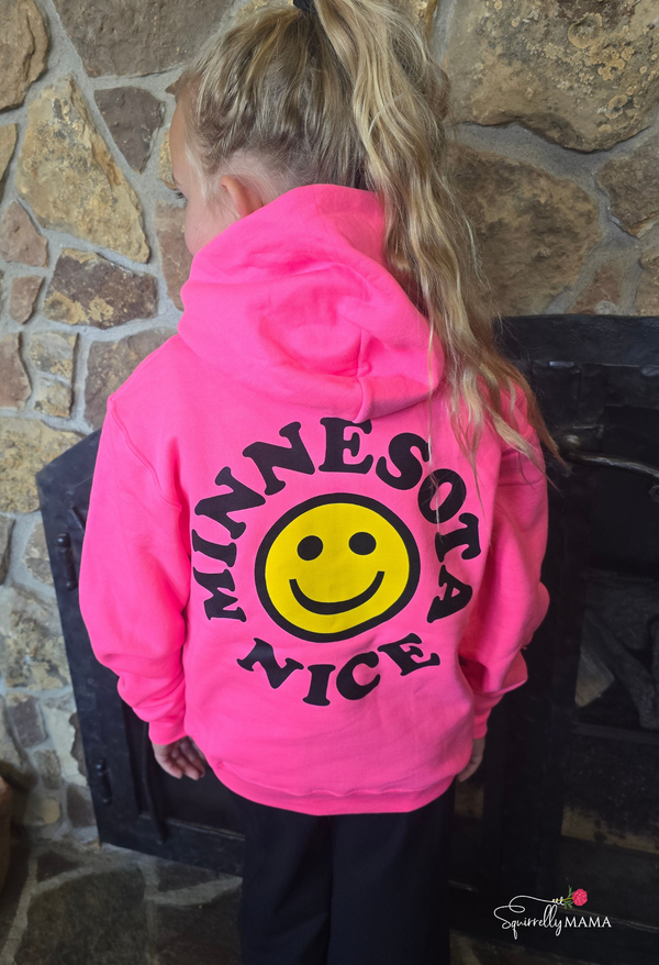 MN Nice Smile Youth Hoodie