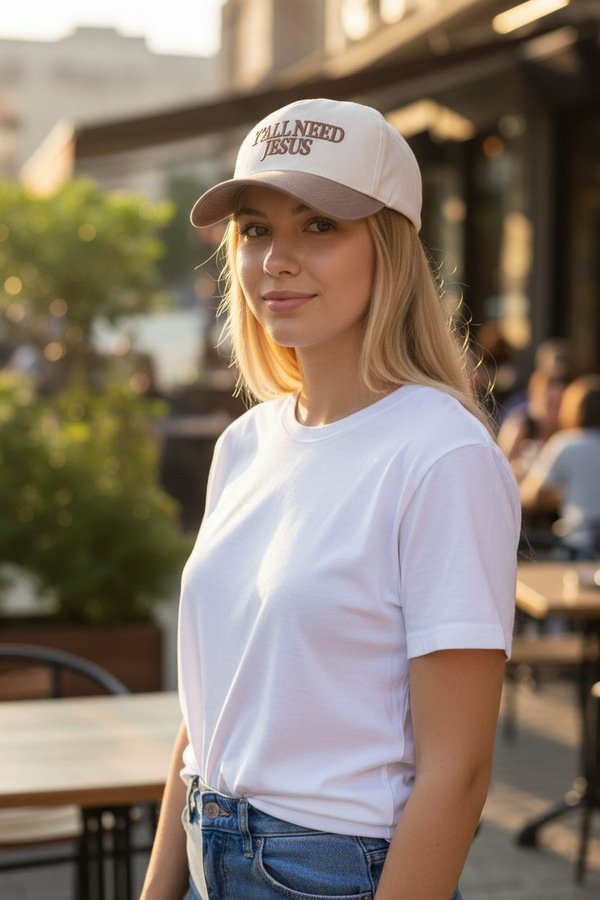 Y'all Need Jesus  Embroidered Trucker Hat- Multiple