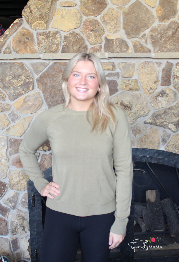 Slit Pullover Sweater