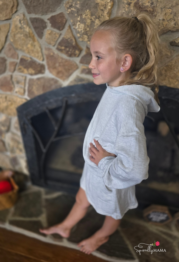 Girls Pullover Hoodie and Skort - Set