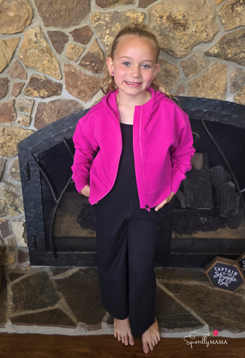 Girls Scuba Full Zip Everyday Hoodie Jacket