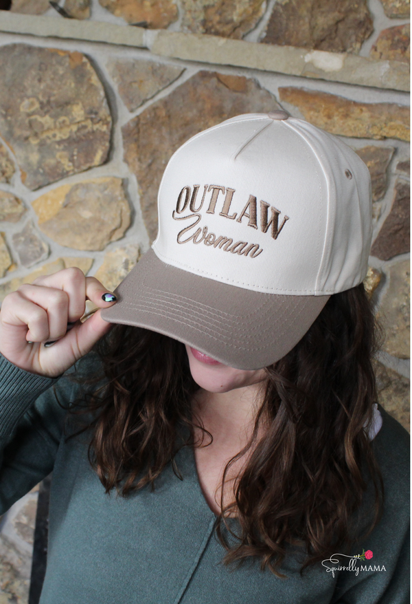 Outlaw Woman Hat- Khaki/Beige