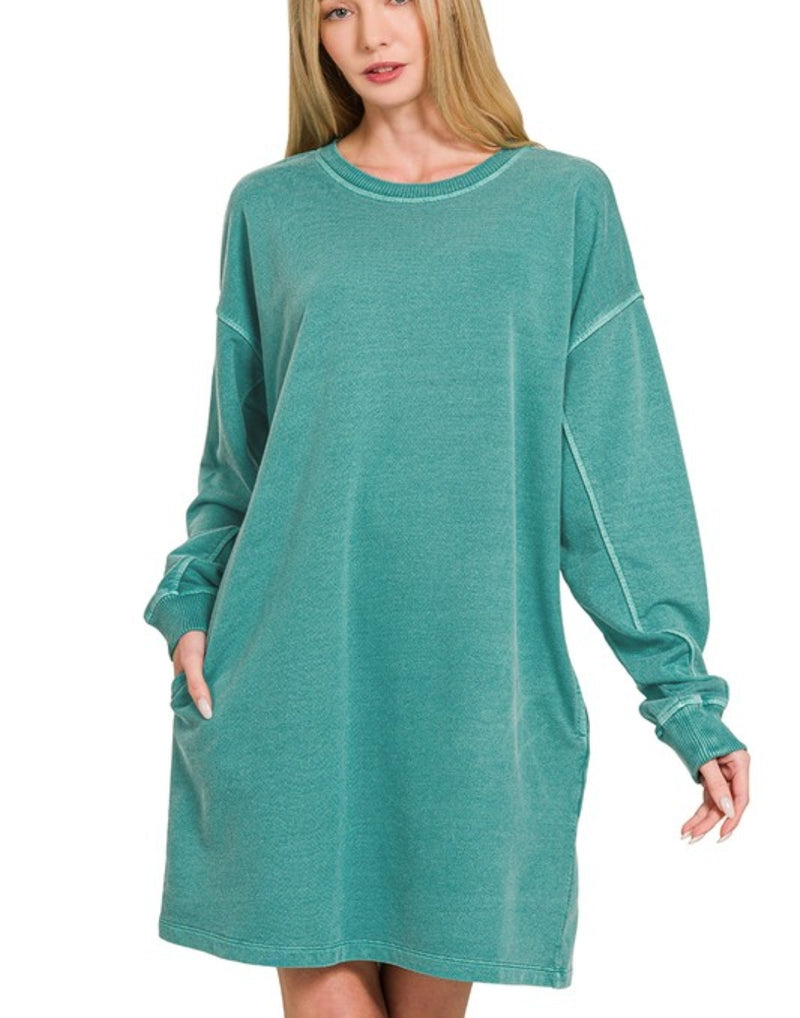 Tara Washed Tunic Dress