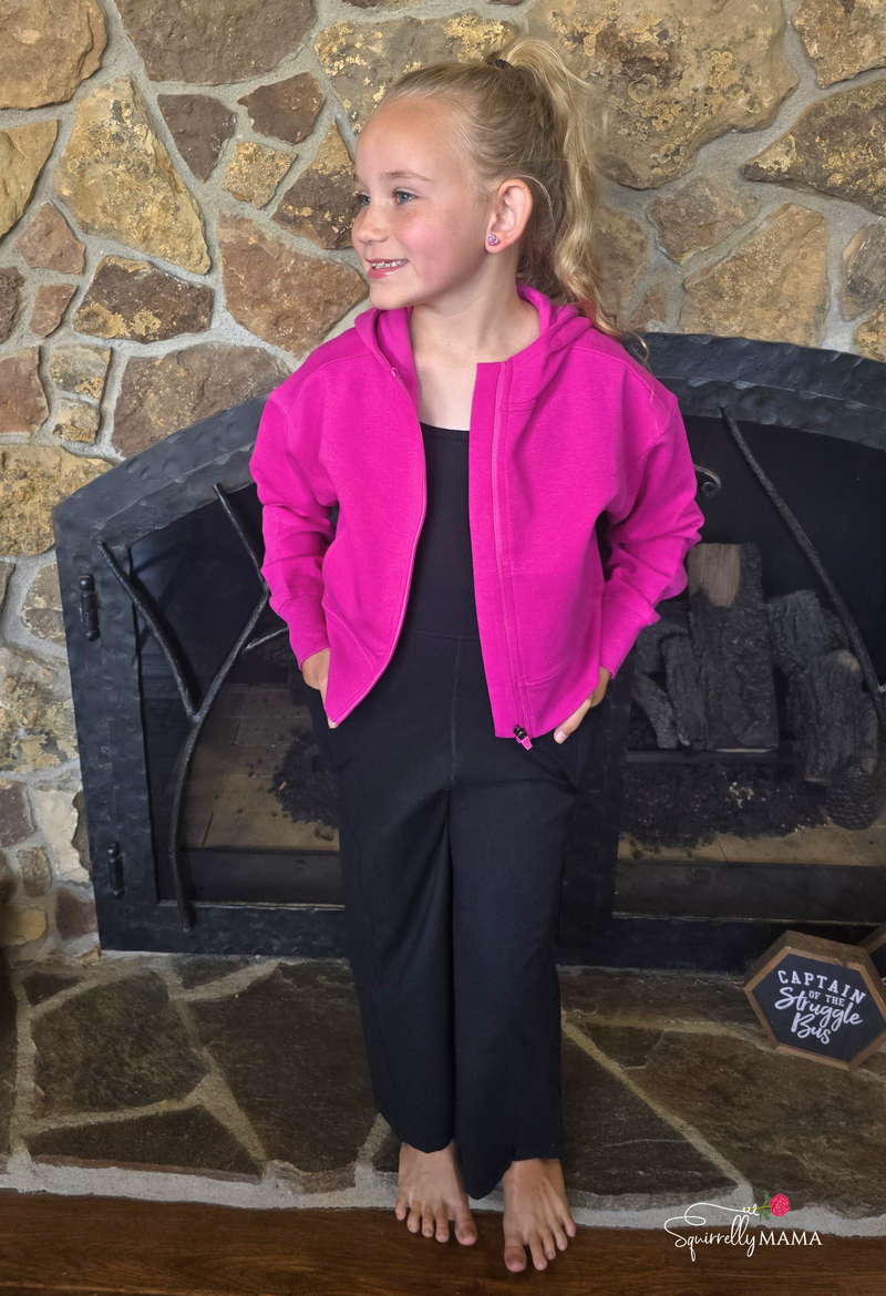Girls Scuba Full Zip Everyday Hoodie Jacket