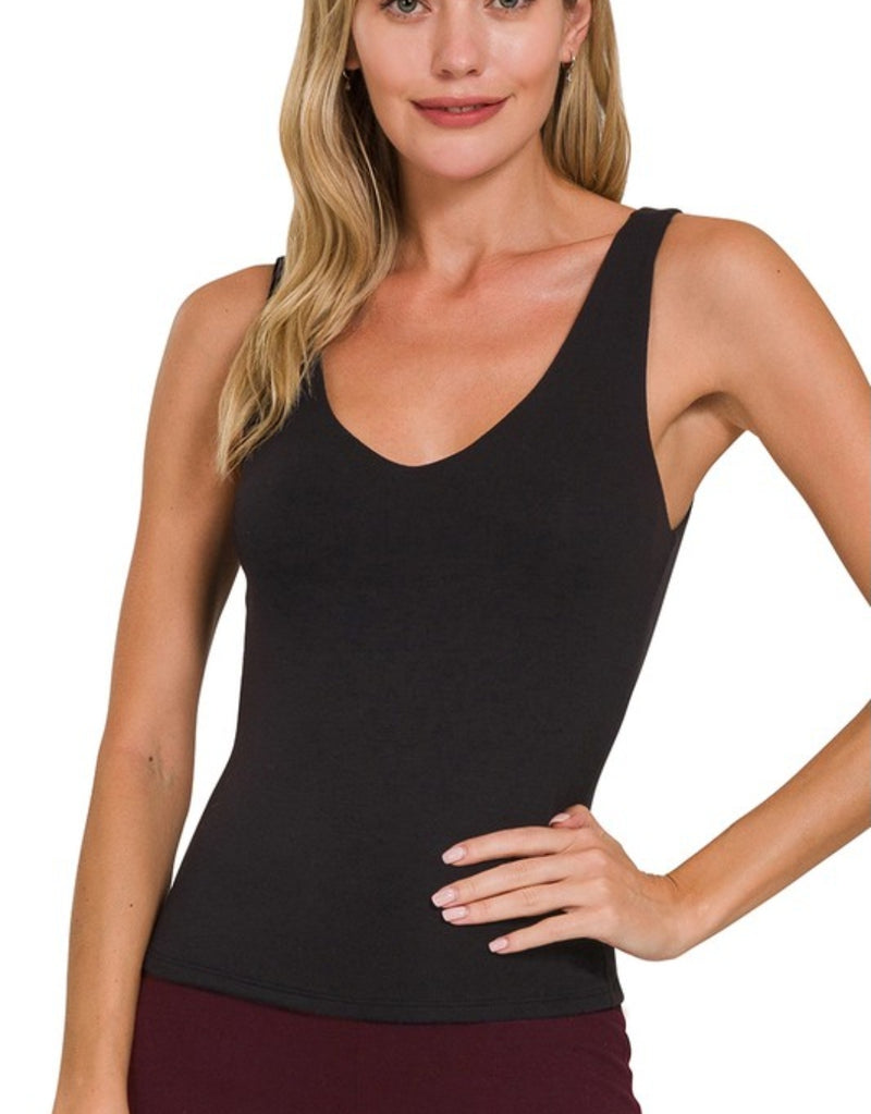 Patricia V-Neck Tank- Multiple