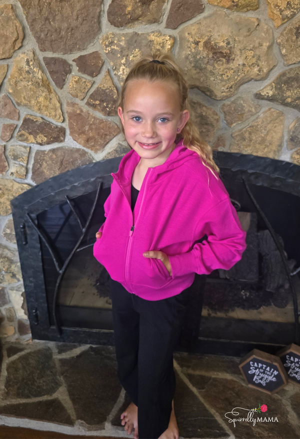 Girls Scuba Full Zip Everyday Hoodie Jacket