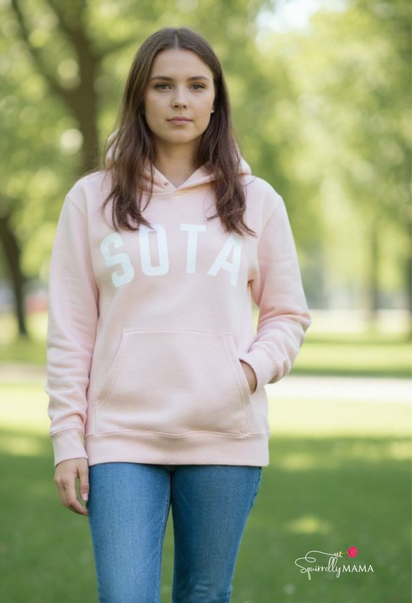 Youth Sota Hoodie- Dusty Pink
