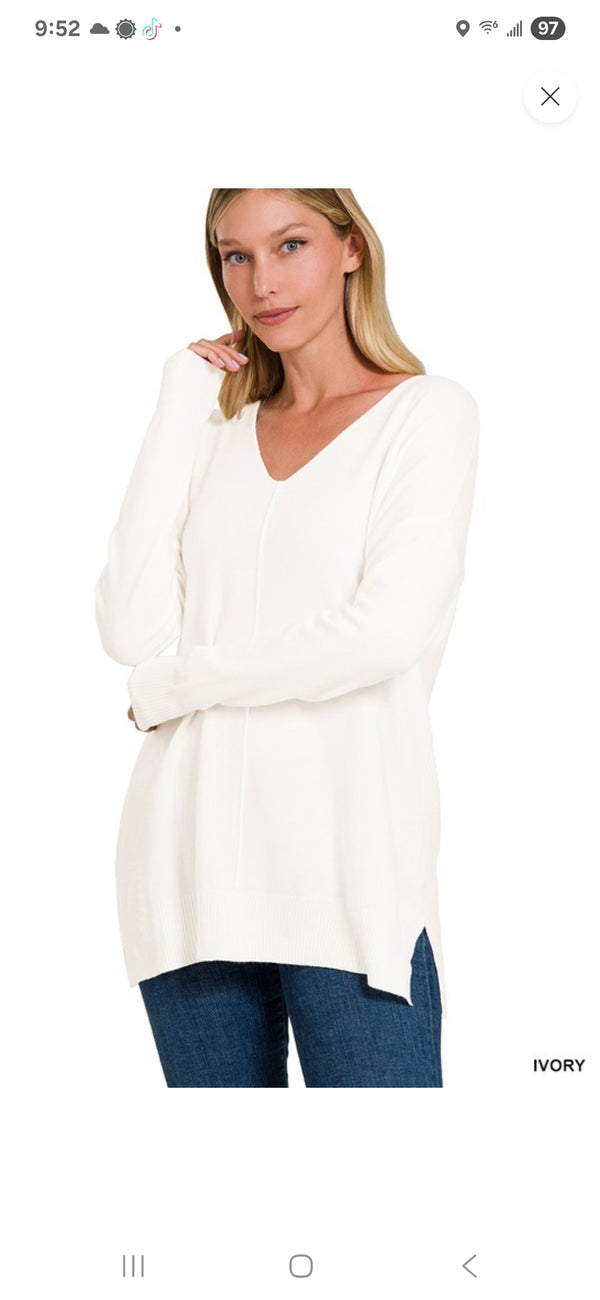 Vanessa Front Seam Sweater