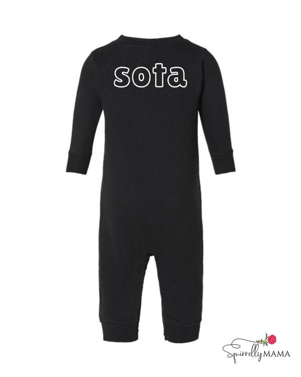 Sota Fleece Jumpsuit- Black