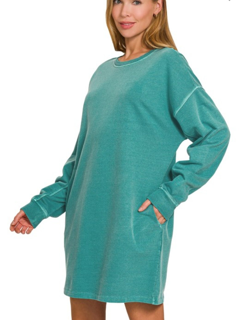 Tara Washed Tunic Dress