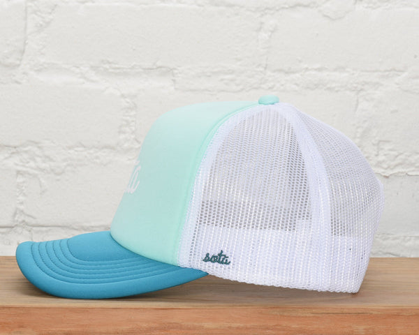 Sota Trucker Hat- Mint/Aqua