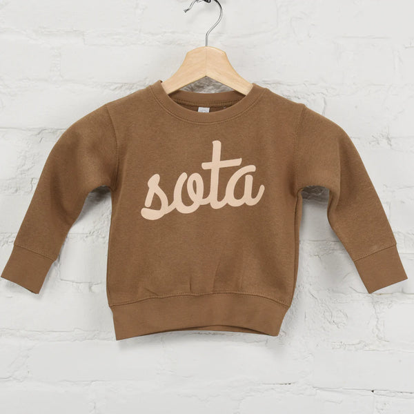 Toddler Sota Crew -Chestnut