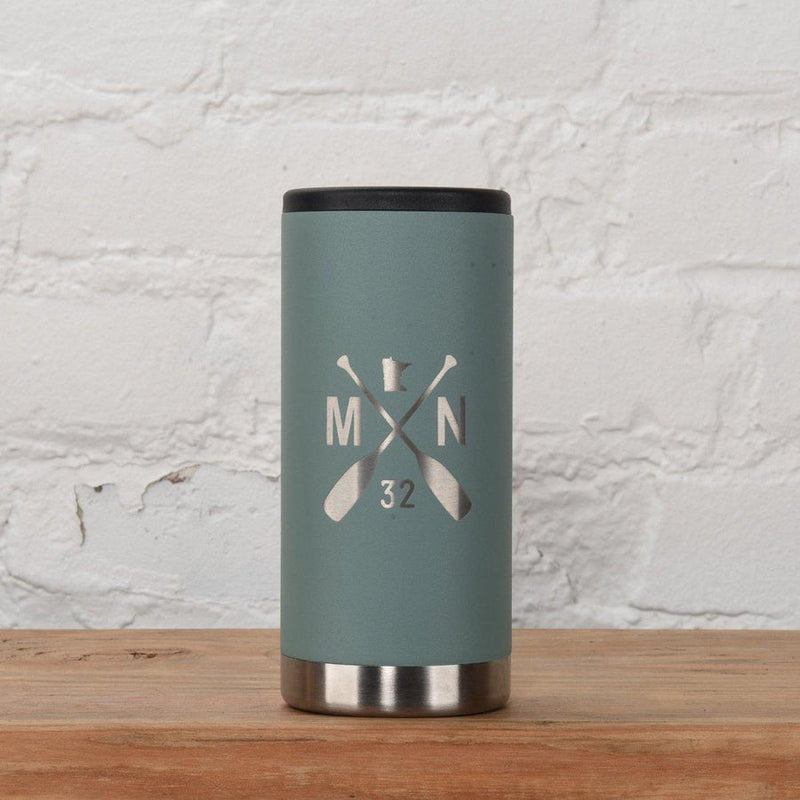 Slim Mn Stainless Koozie- Sage