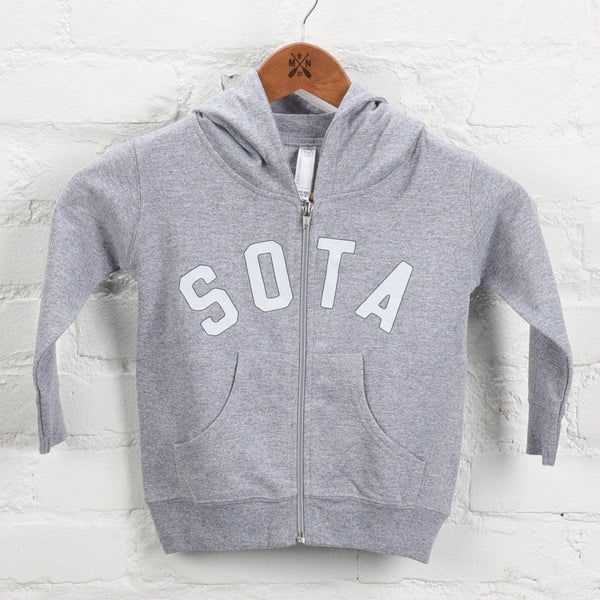 Youth Sota Full Zip- Gray