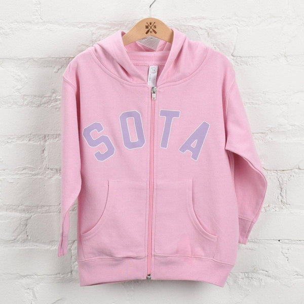 Youth Sota Full Zip- Pink