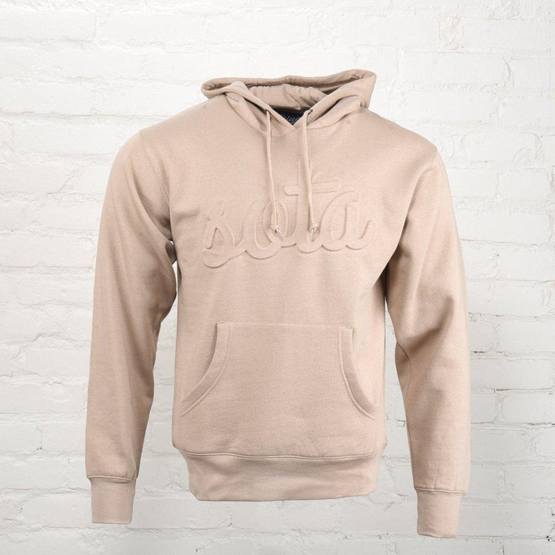 Sota Hoodie- Embossed Tan