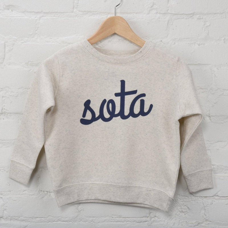 Youth Sota Crew- Navy & Cream