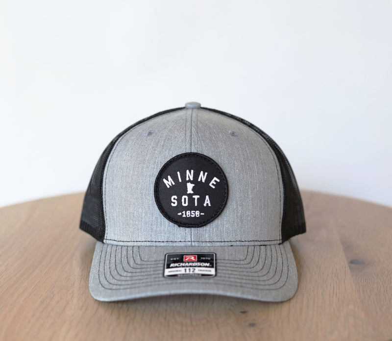 Minnesota Baseball Hat- Gray/Black