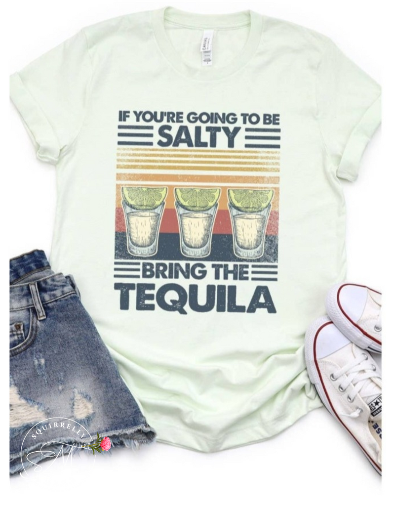 Vintage Salty Tequila Graphic Tee