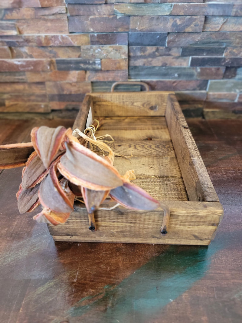 Small Wood Tray- Multiple Colors