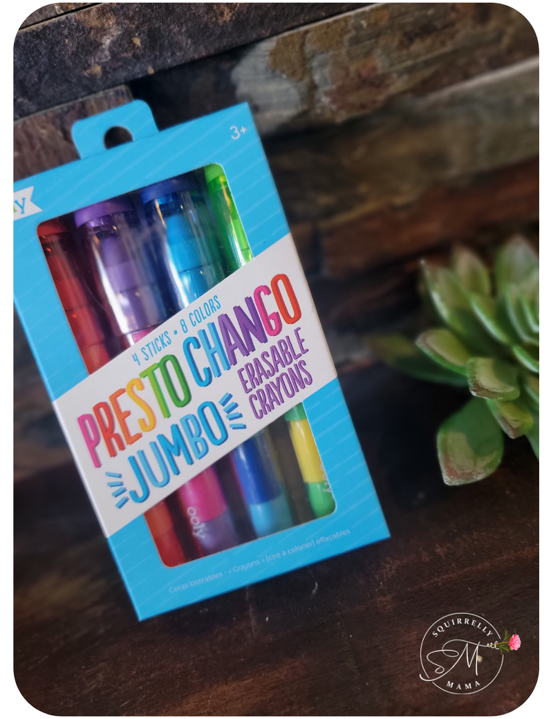 Presto Chango Jumbo Erasable Crayons
