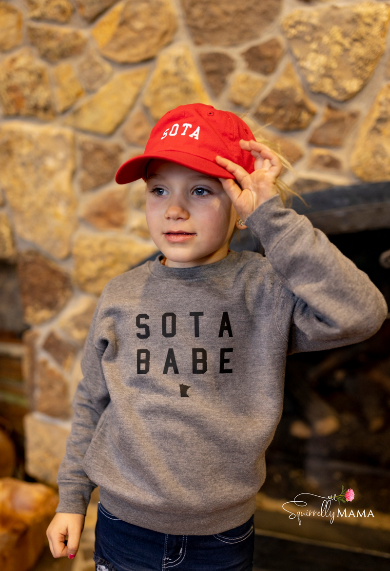 Kids Red Sota Hat