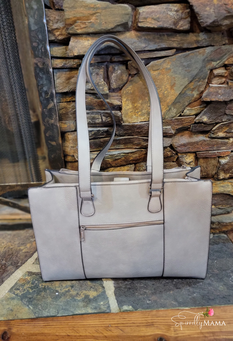 Madeline Tote- Gray