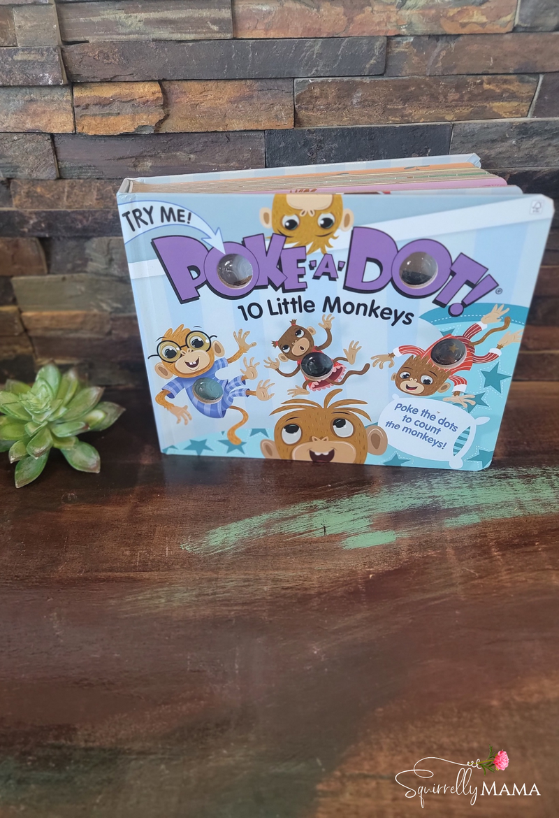 Poke A Dot Book-  10 Little Monkeys