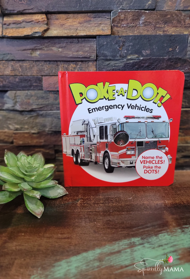 Emergency vehicle pop it book