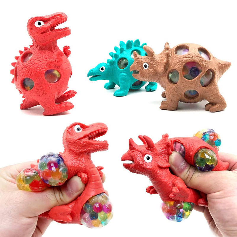 Water Beads Filled Mesh Squeeze Toys - Dinosaur