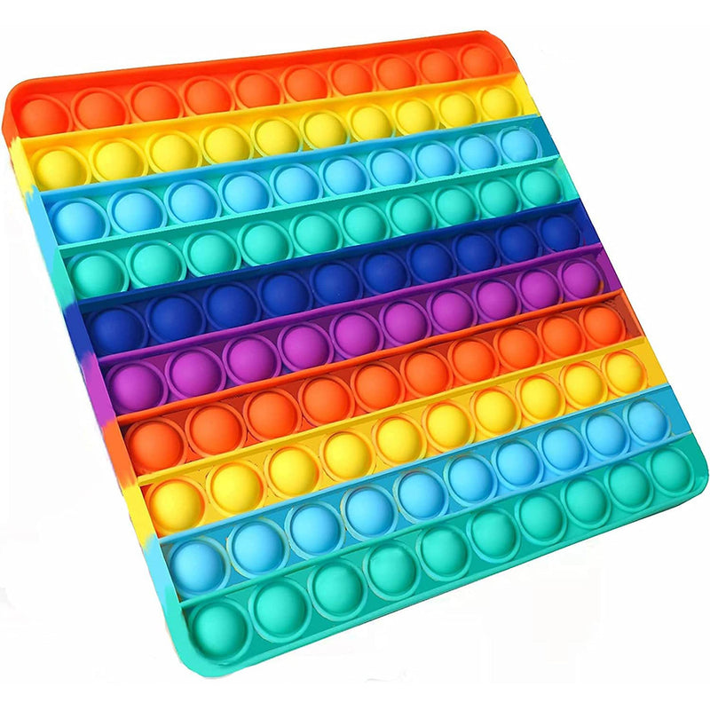 Rainbow Pop It Fidget Toys for Kids – Big Size