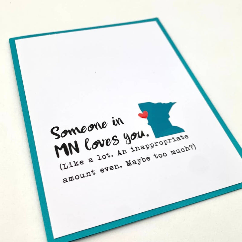 Someone in Minnesota Loves You card
