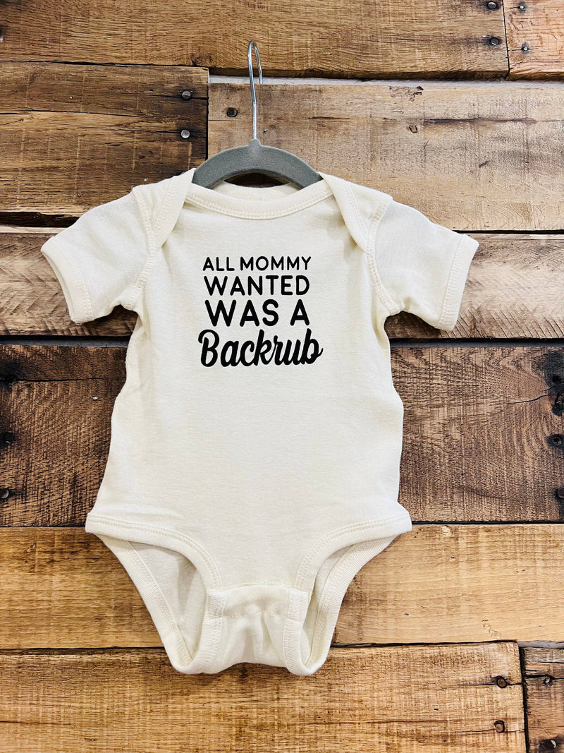 All Mommy Wanted Funny Onesie