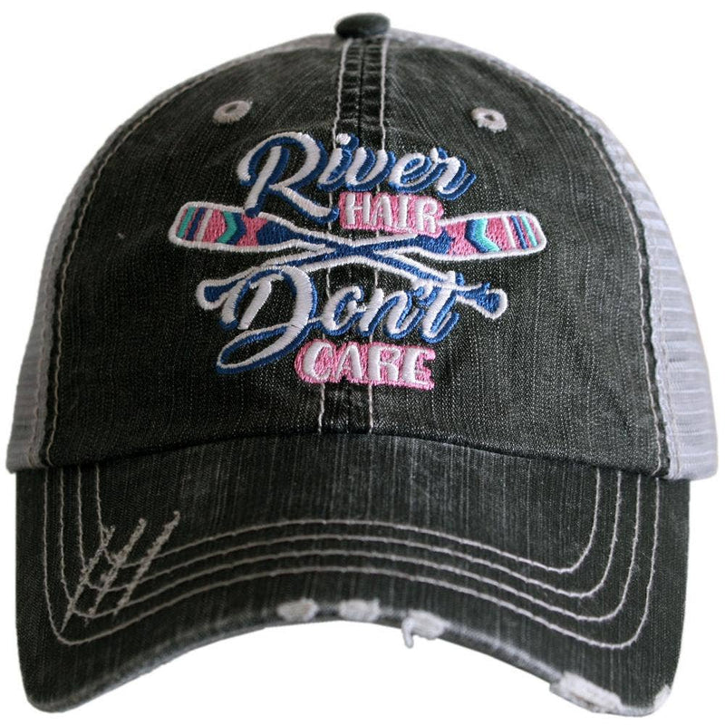 River Hair Don't Care Trucker Hats-Multople Colors