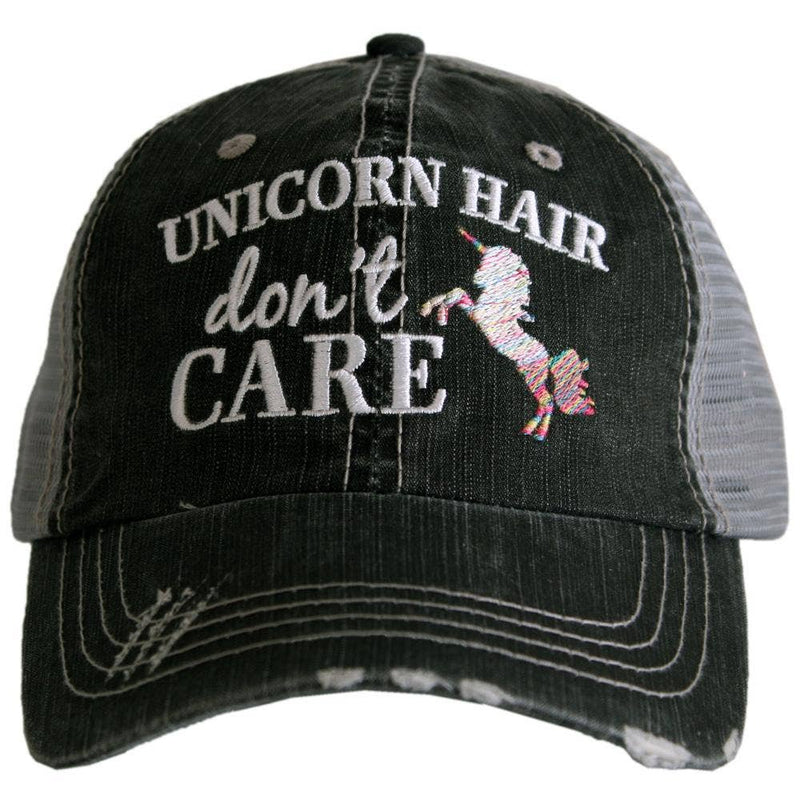 Unicorn Hair Don't Care KIDS Hats