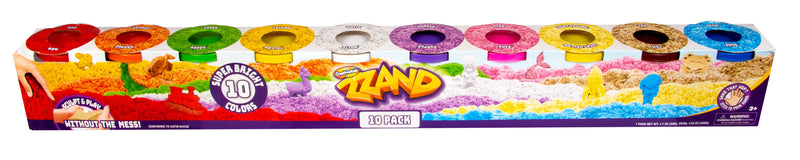 ZZand Play Sand Art Kit 10 Bright Individual Colored Packs