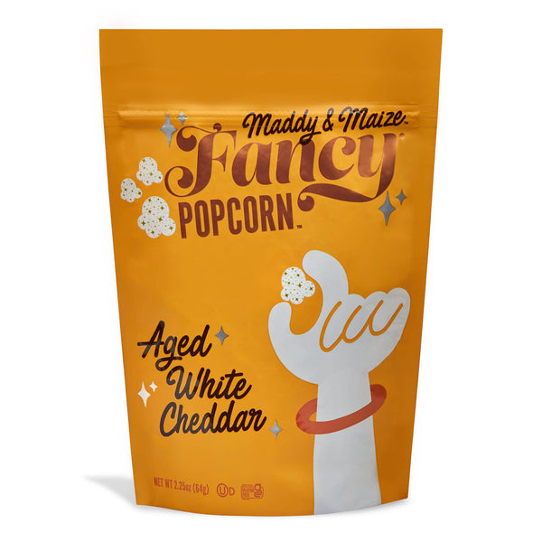 Fancy Popcorn- Aged White Cheddar