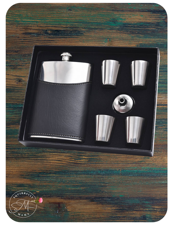 Elite Flask Set - Black