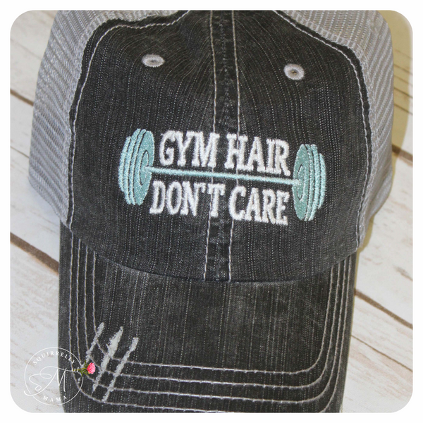 Gym Hair Don't Care Ball Cap