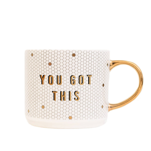 You Got This Gold Tile Coffee Mug - Gifts & Home Decor