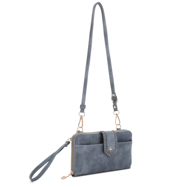 Abby Smartphone Wallet Crossbody: Multiple Colors