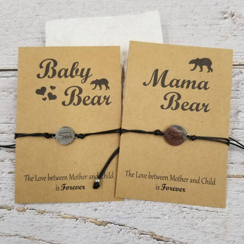 Mama Bear Bracelet Set Of 2
