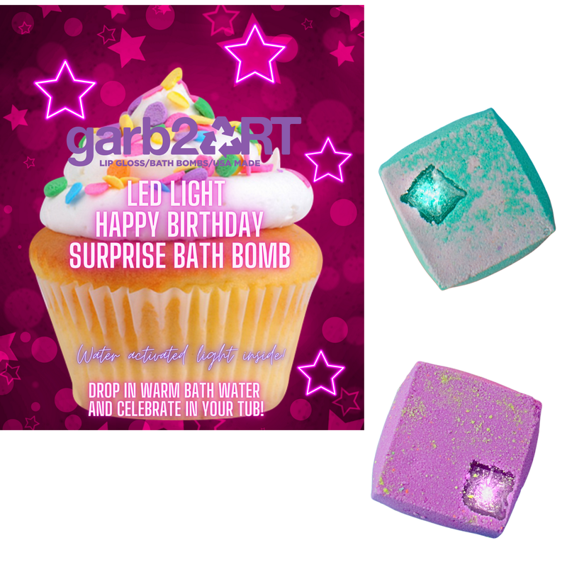 Happy Birthday LED Bath Bomb