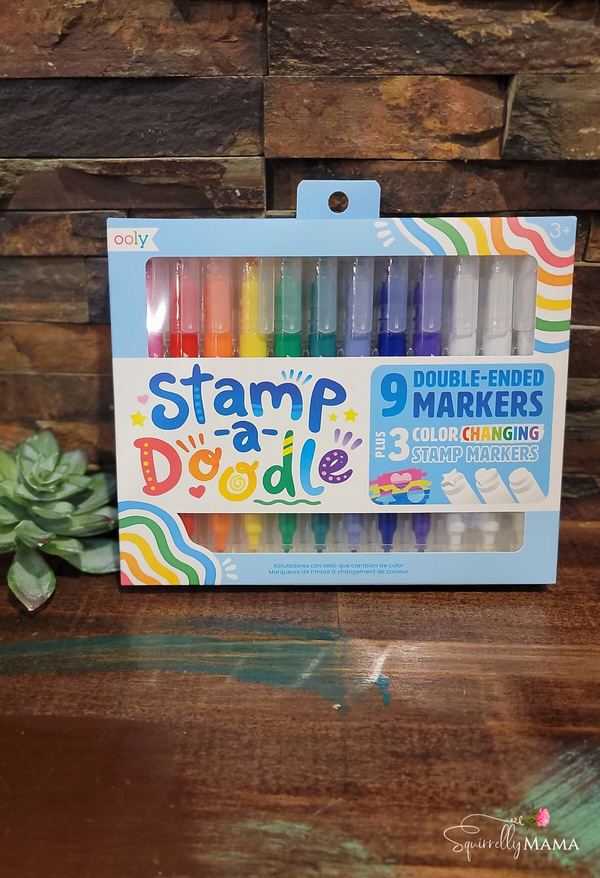 Ooly stamp a doodle markers
